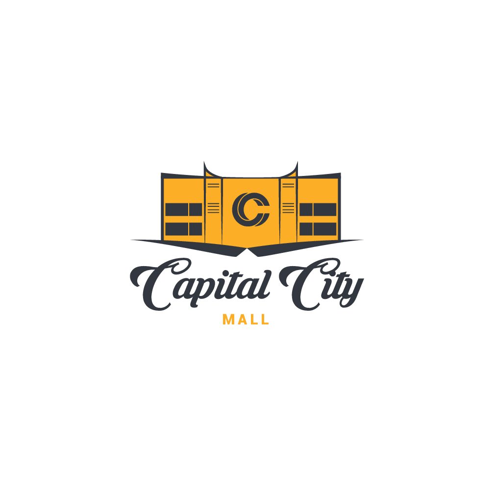 Capital City Mall Logo Final White